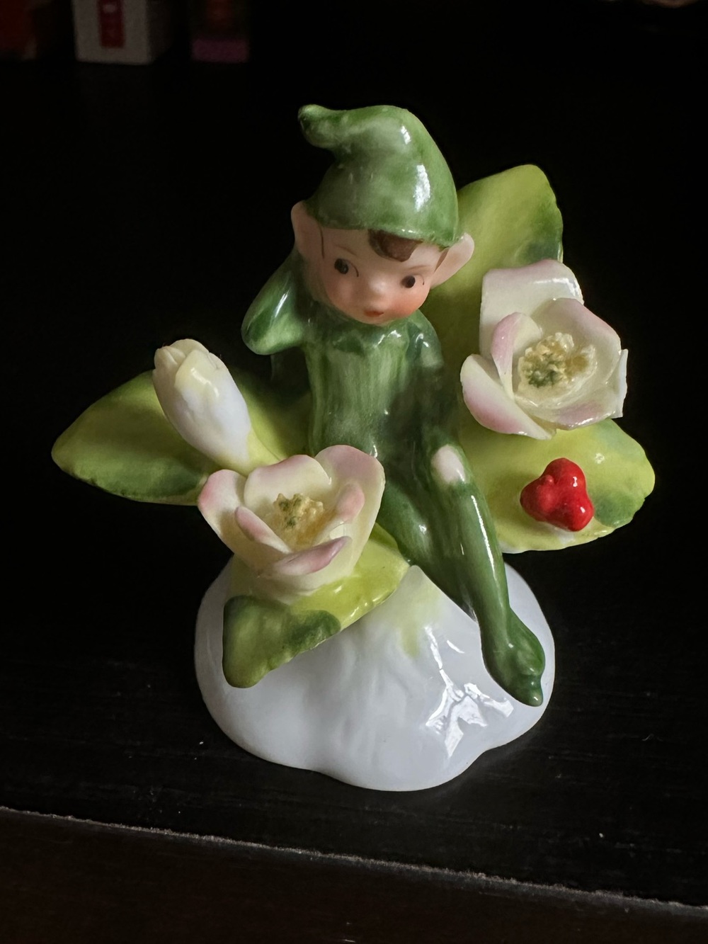 VTG NAPCO NAPCOWARE PIXIE OF THE MONTH BONE CHINA ELF